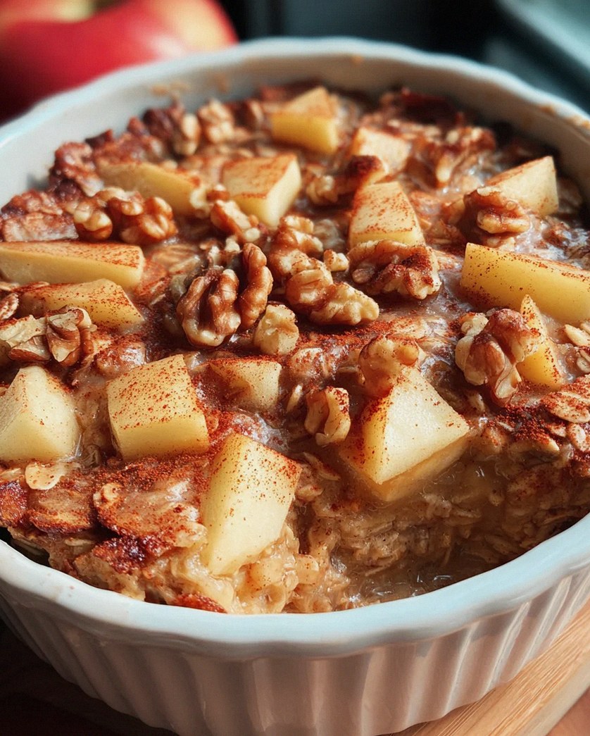Baked Oatmeal Apfel-Zimt