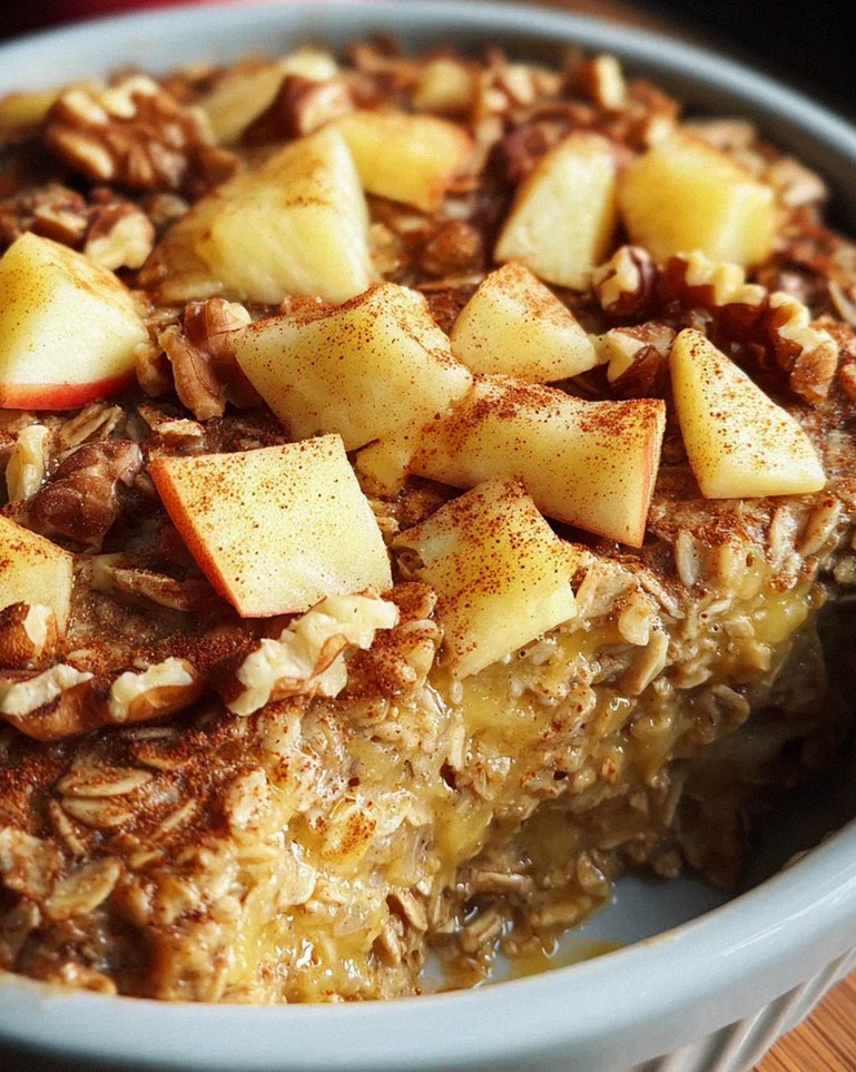 Baked Oatmeal Apfel-Zimt – Schritt 1