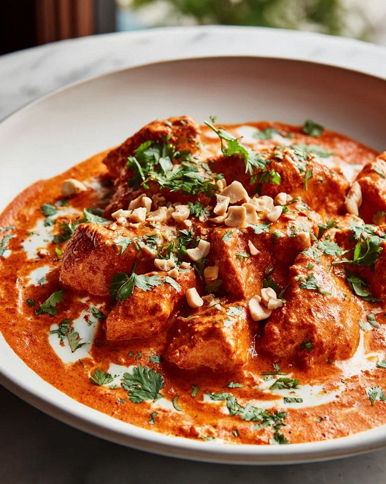 Butter Chicken: Exotischer Traum mit cremiger Cashewsoße