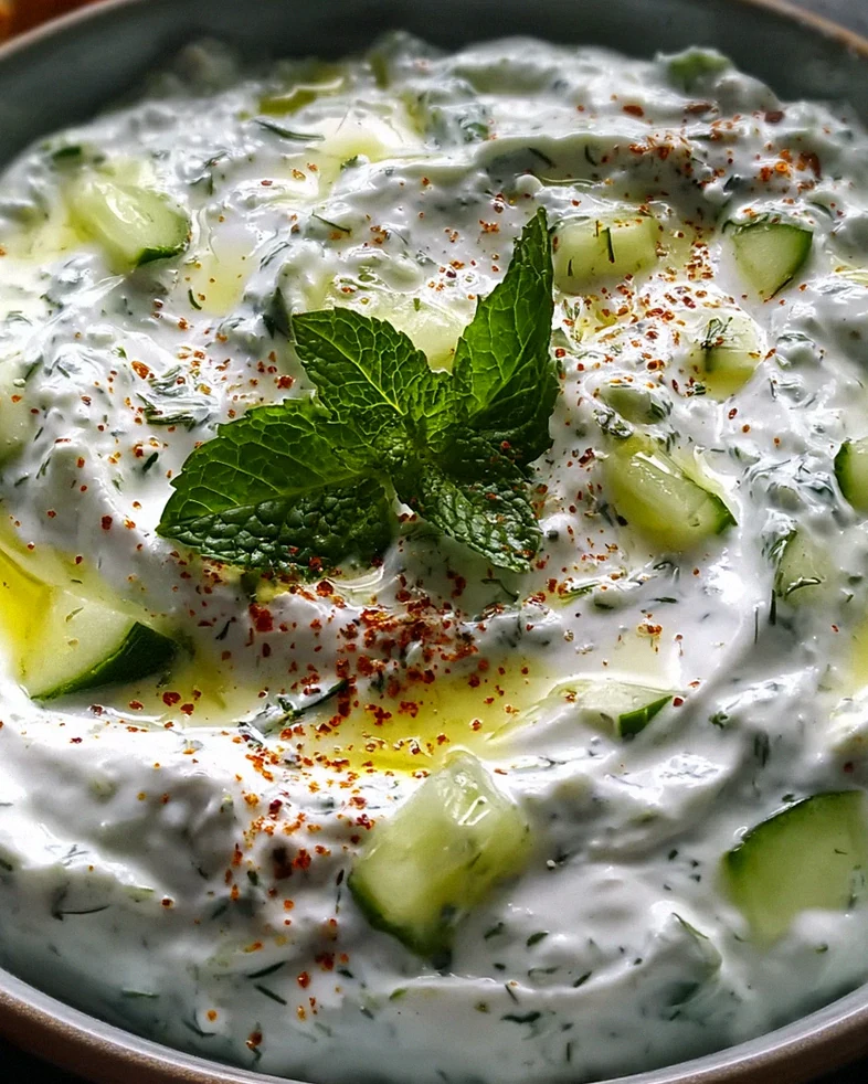 Cacık – Türkischer Joghurt-Gurken-Dip – Schritt 1