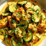 Cremiges Paprika Zucchini Hähnchen in Sahnesauce – Schnell & Herzhaft!