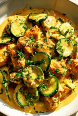 Cremiges Paprika Zucchini Hähnchen in Sahnesauce – Schnell & Herzhaft!