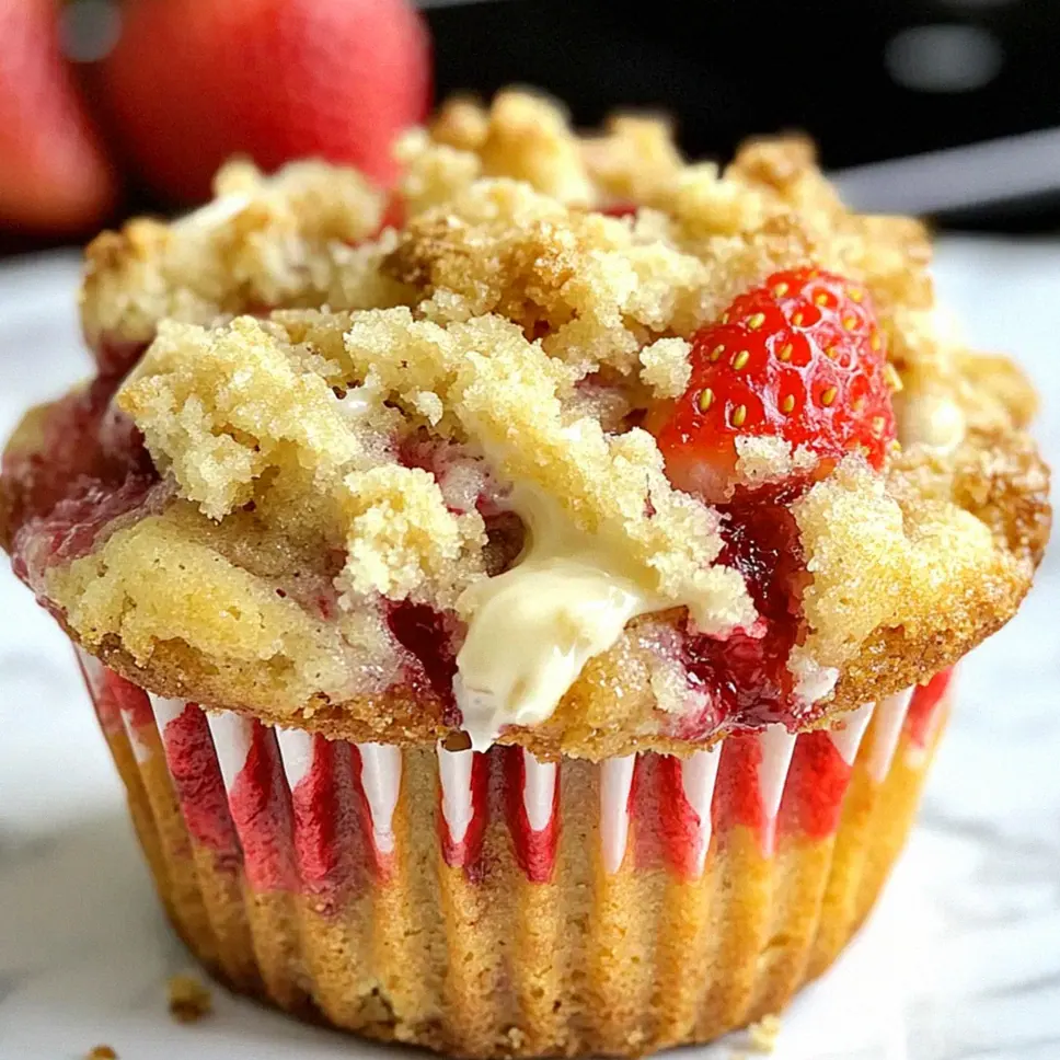 Erdbeer-Frischkäse Muffins mit knuspriger Streusel – Schritt 1