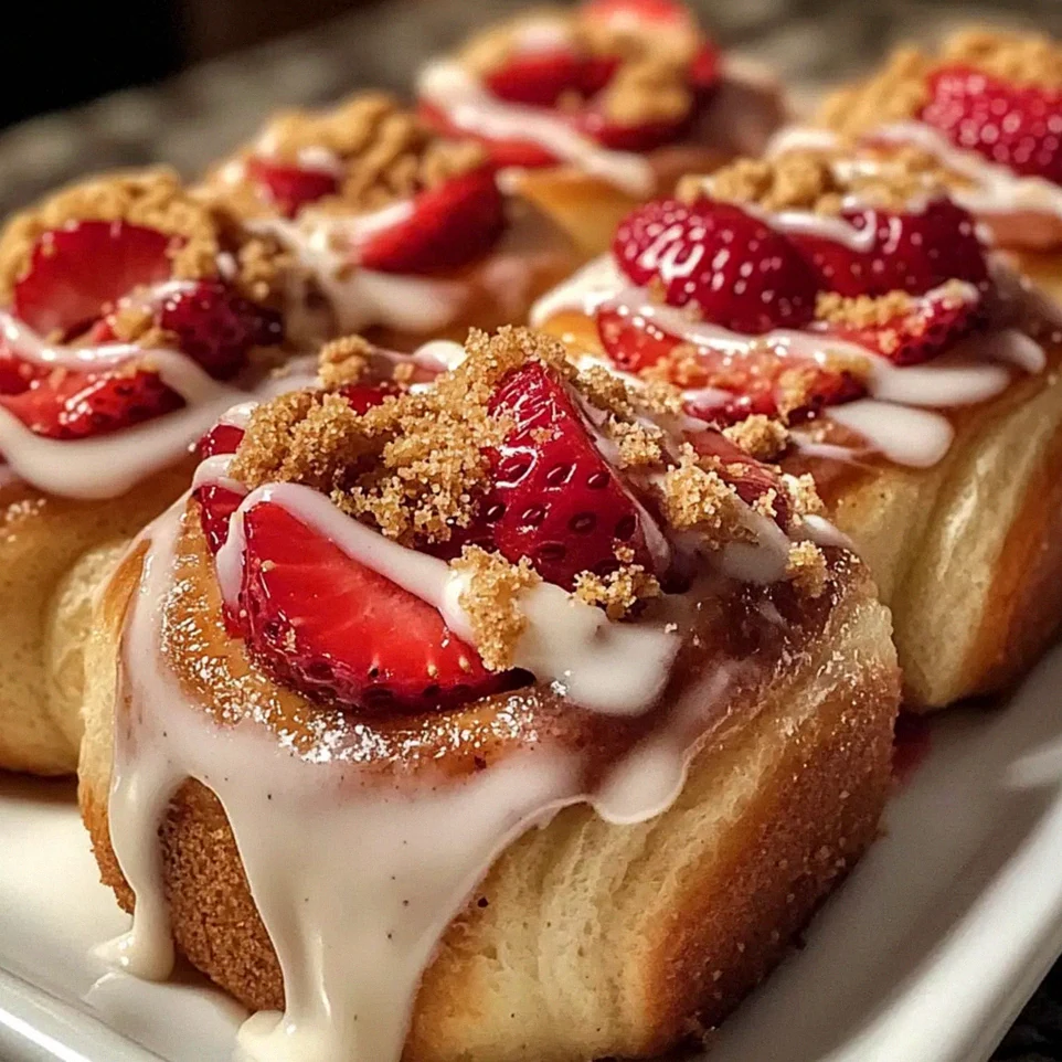 Erdbeer Käsekuchen Zimtschnecken – Ein Traumgebäck – Schritt 1