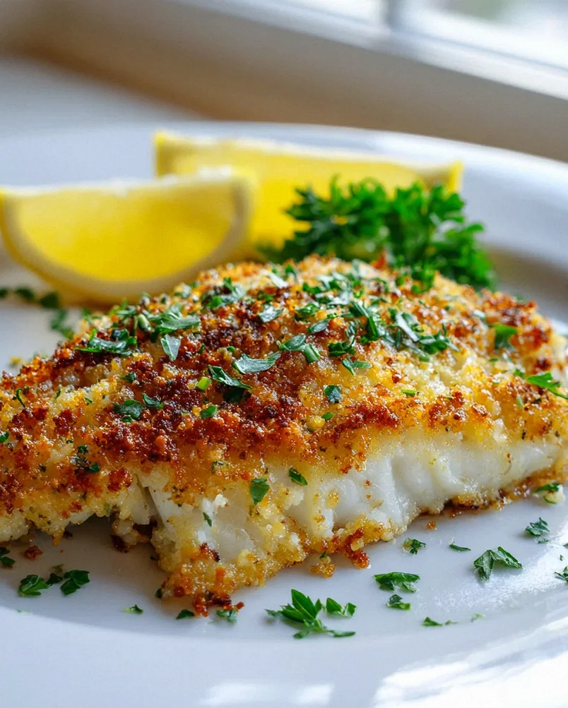 Gebackene Tilapia mit Parmesan-Kruste – Schnell & Knusprig!