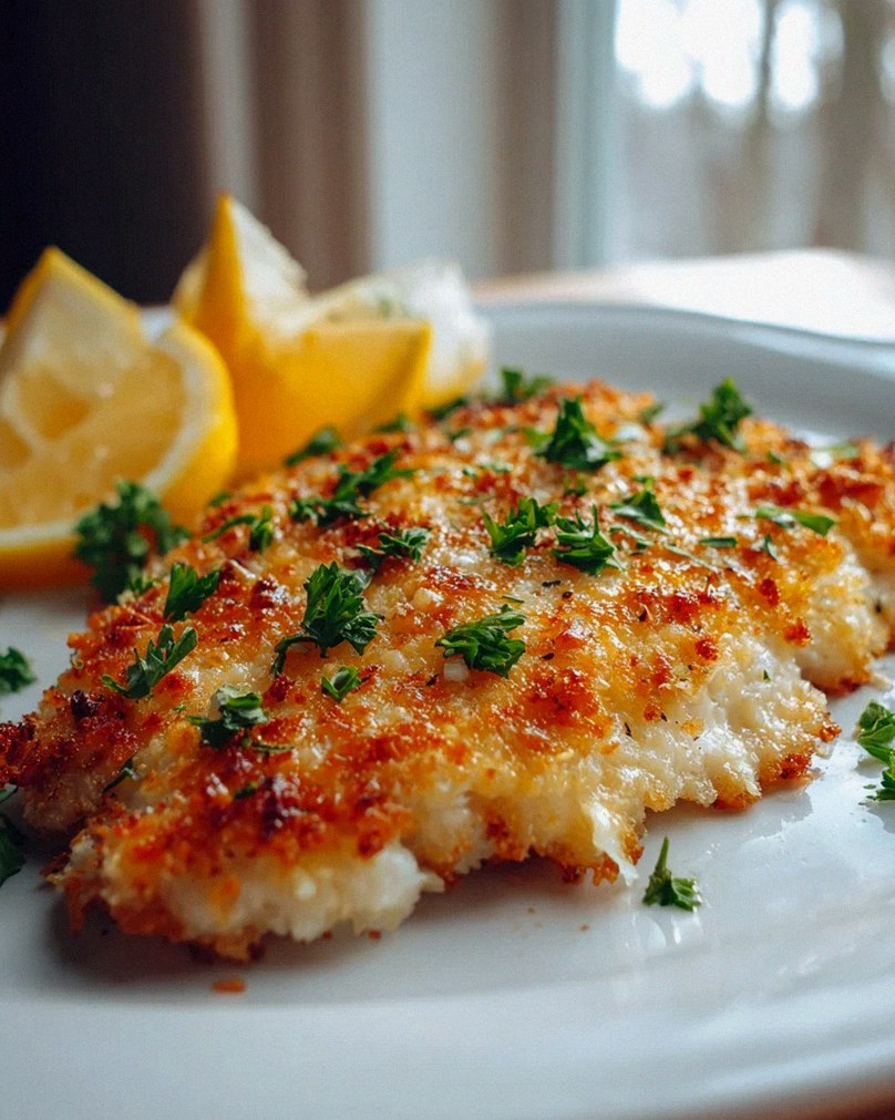 Gebackene Tilapia mit Parmesan-Kruste – Schnell & Knusprig! – Schritt 2