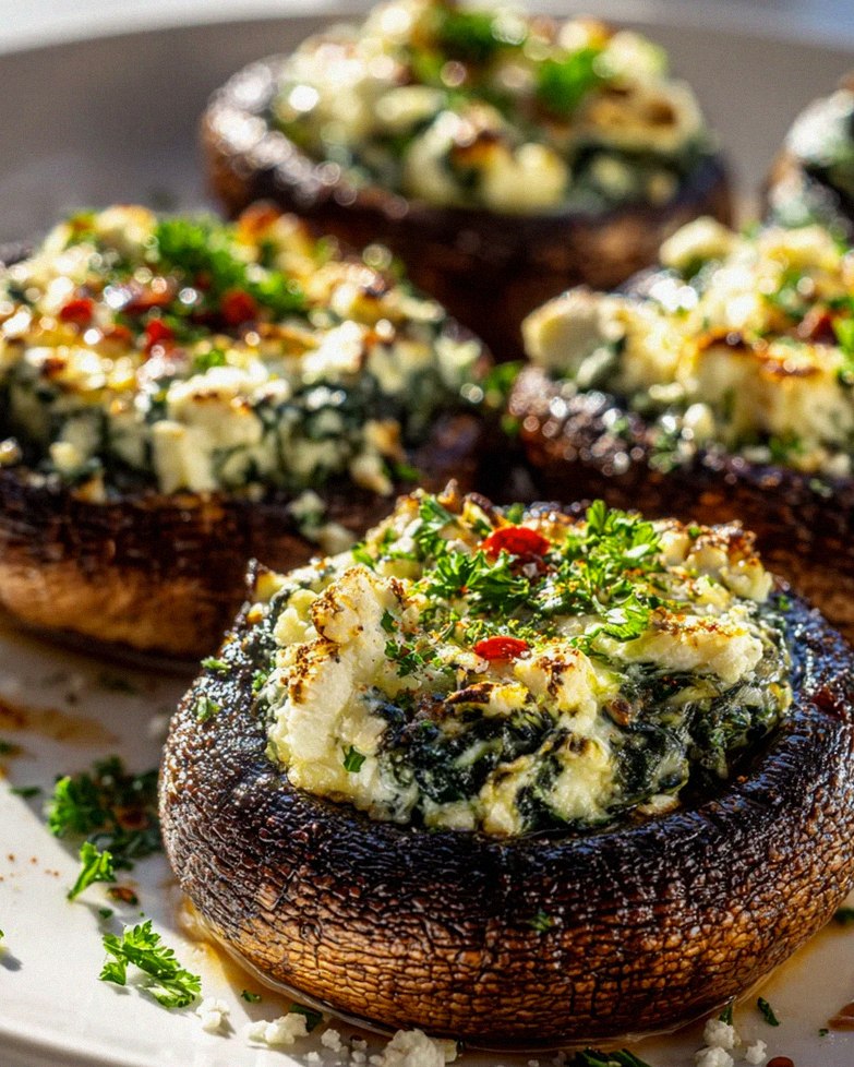 Gefüllte Champignons vom Grill: Vegetarisch & Lecker!