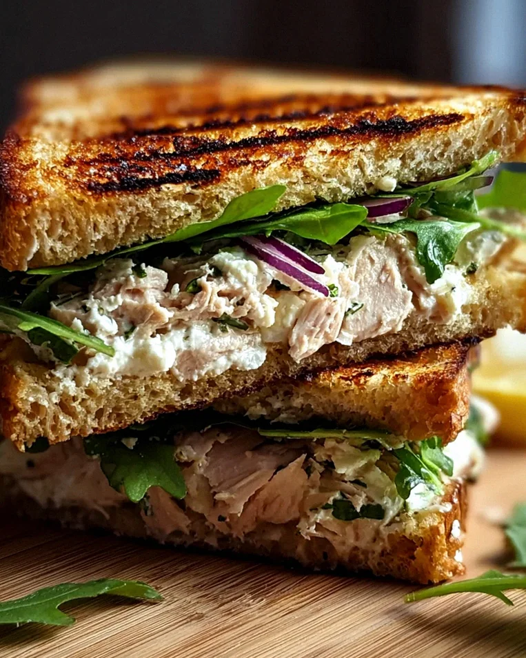 Gegrilltes Thunfisch-Sandwich mit Feta – Schritt 2
