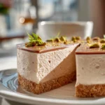 Himmlische Alkoholfreie Rinderbrühe Mousse Torte mit Biskuitboden