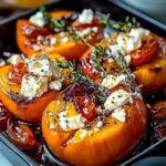 Hokkaido Kürbis mit Feta Einfach und Gesund