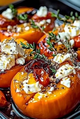Hokkaido Kürbis mit Feta Einfach und Gesund
