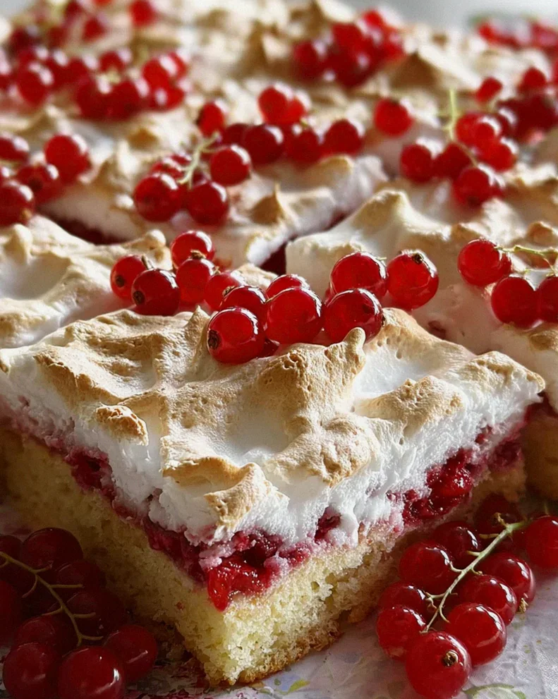 Johannisbeerkuchen mit Baiserhaube – Schritt 2