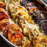 Käse-Wurzelgemüse-Gratin: Herzhaft und cremig genießen!
