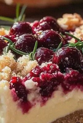 Käsekuchen mit Kirschen und Streuseln einfach selbst gemacht