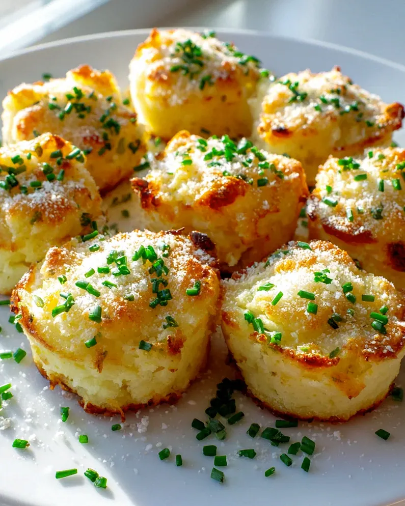 Käsige Kartoffelpüree-Puffs: Knusprig & unwiderstehlich