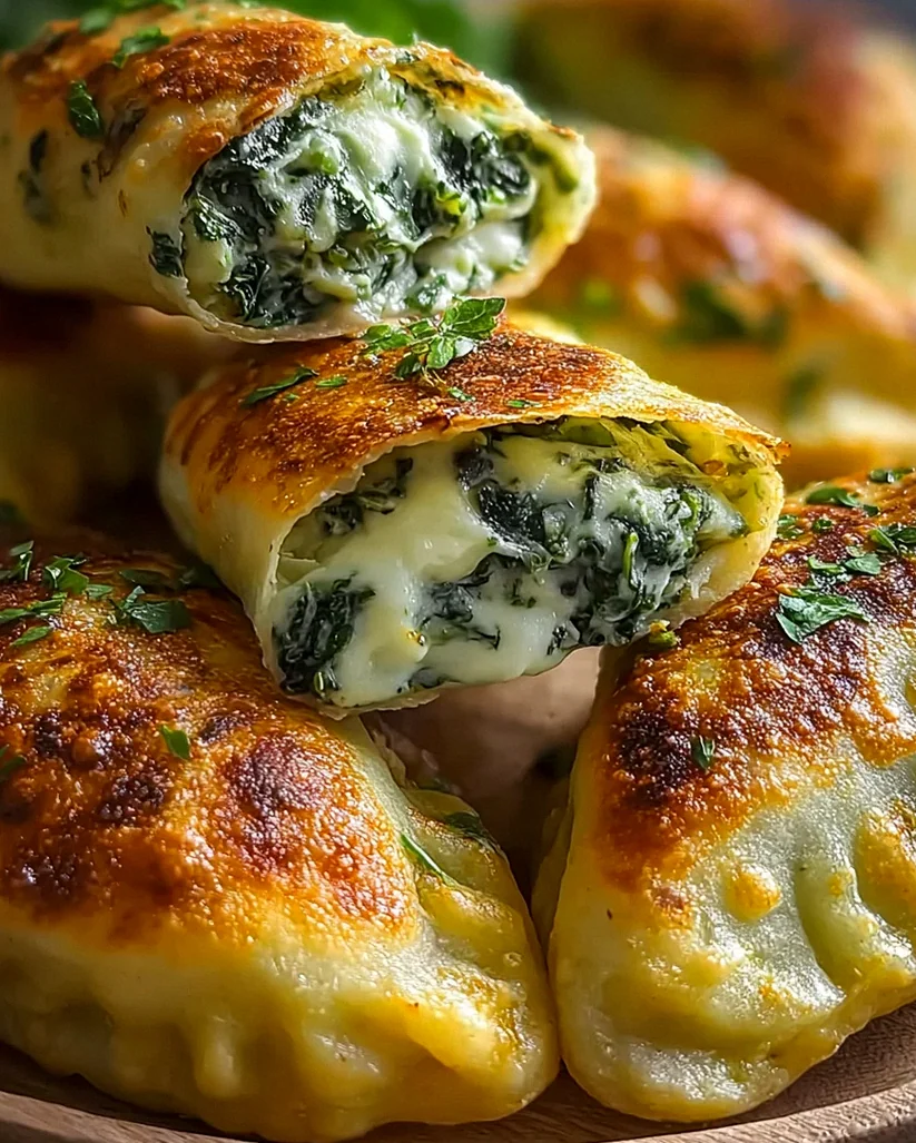 Kartoffeltaschen mit Spinat-Frischkäse-Füllung genießen! – Schritt 1