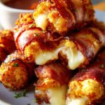 Knusprige Beef Putenspeck Mozzarella Sticks – Ein Genuss!