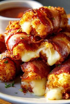 Knusprige Beef Putenspeck Mozzarella Sticks – Ein Genuss!