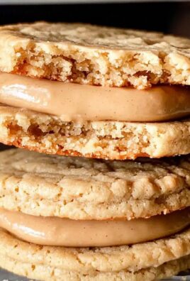 Köstliche Sandwich-Kekse mit Erdnussbutter