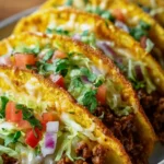 Krosse Ofen-Tacos mit Käse – Leckeres Rezept für Genießer!