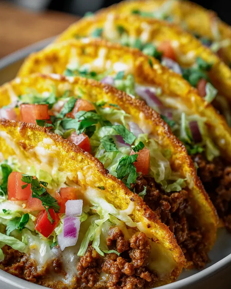 Krosse Ofen-Tacos mit Käse – Leckeres Rezept für Genießer!