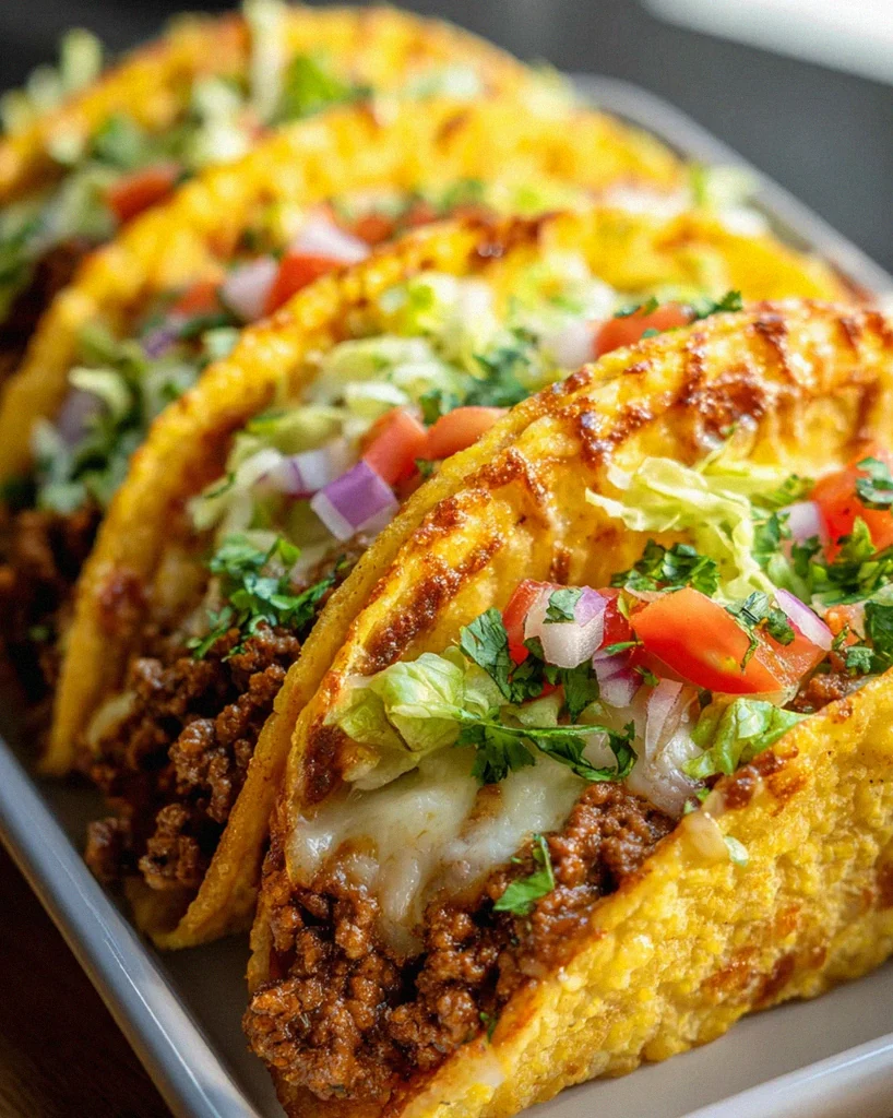 Krosse Ofen-Tacos mit Käse – Leckeres Rezept für Genießer! – Schritt 2