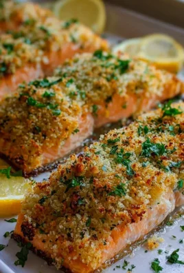 Krosse Parmesan-Lachsfilets aus dem Ofen: Schnell & lecker!
