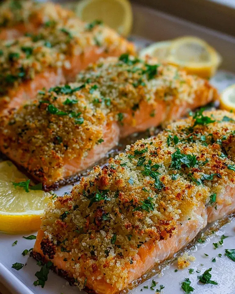 Krosse Parmesan-Lachsfilets aus dem Ofen: Schnell & lecker!