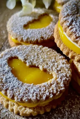 Leckere Zitronenkekse - Plätzchen mit Lemoncurd