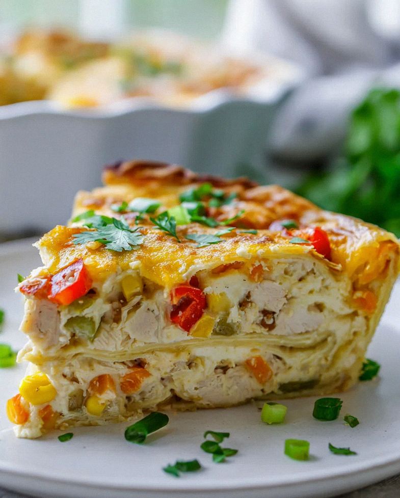 Leckerer Gebackener Hähnchen-Tortilla-Auflauf – Dein Rezept