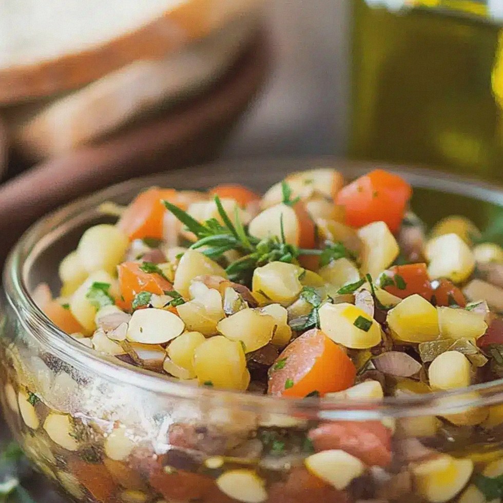 Linsensalat lauwarm im Glas zubereiten – Schritt 2