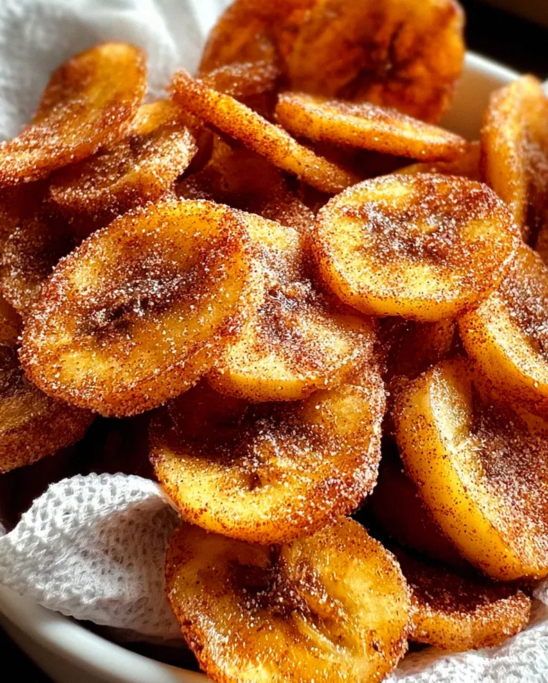 Luftfritteuse Zimt Bananen