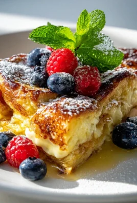 Luxuriöser Croissant French Toast Bake für dein Frühstück
