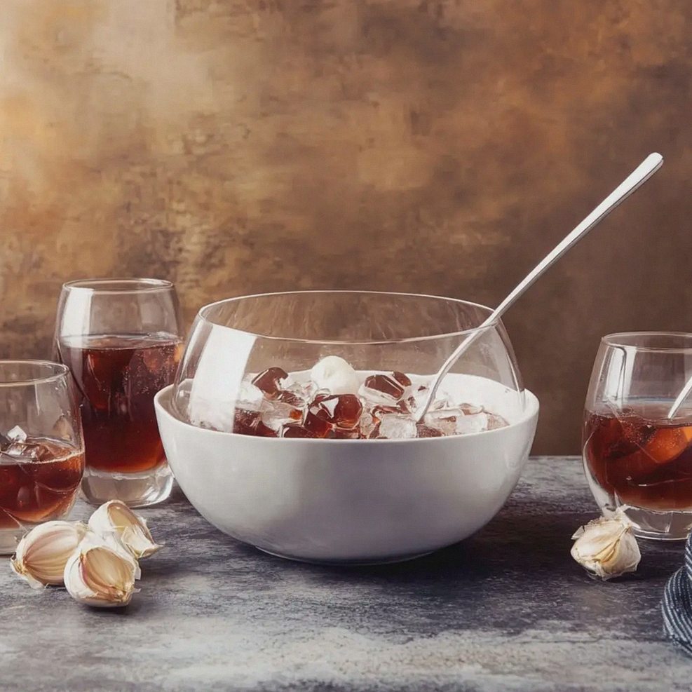 Mandelaroma cherry juice Bowle einfach zubereiten – Schritt 1