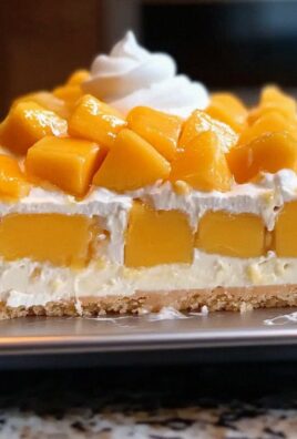 Mango Tres Leches Kuchen: Ein tropischer Genuss