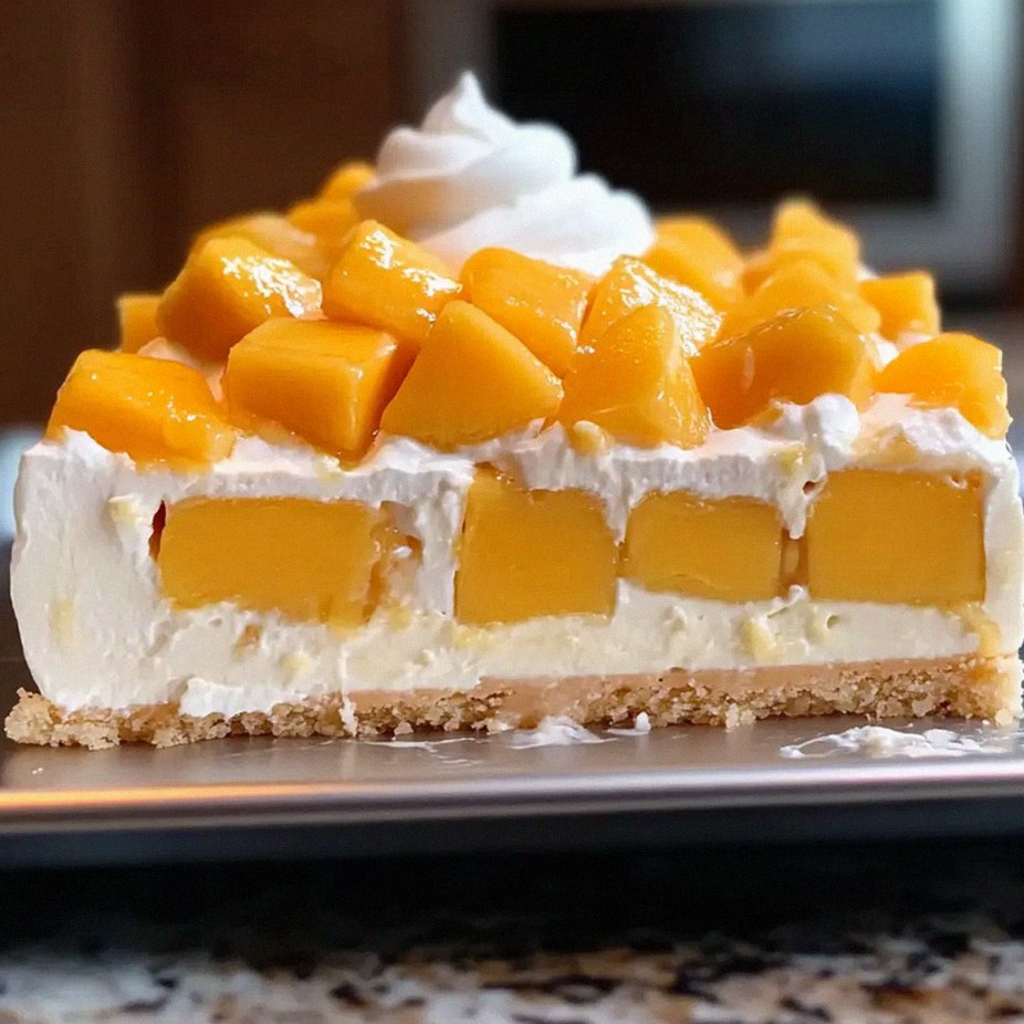 Mango Tres Leches Kuchen: Ein tropischer Genuss