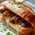 Philly Cheesesteak Baguette: Saftige Rindfleisch-Köstlichkeit!