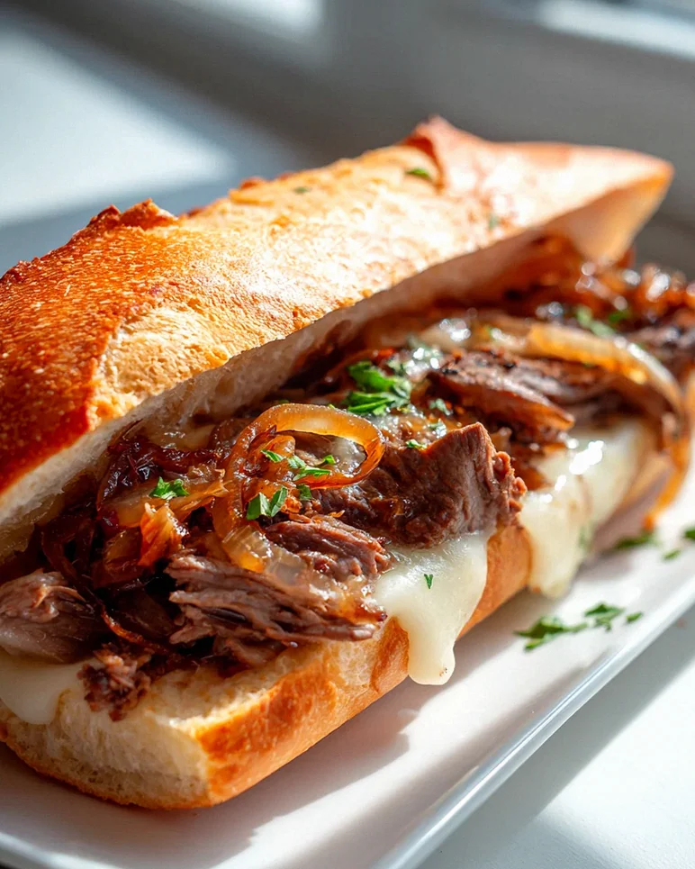 Philly Cheesesteak Baguette: Saftige Rindfleisch-Köstlichkeit! – Schritt 2