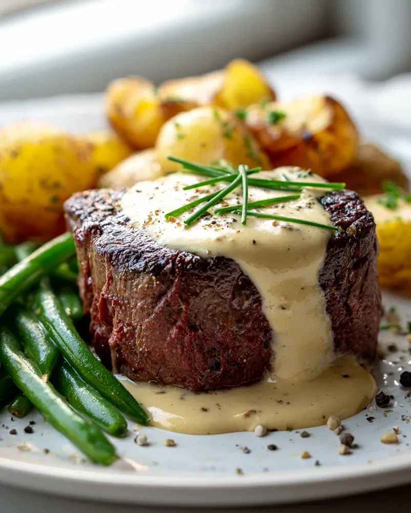 Rinderfilet à la Dijon: Cremige Senfsauce trifft Zartheit