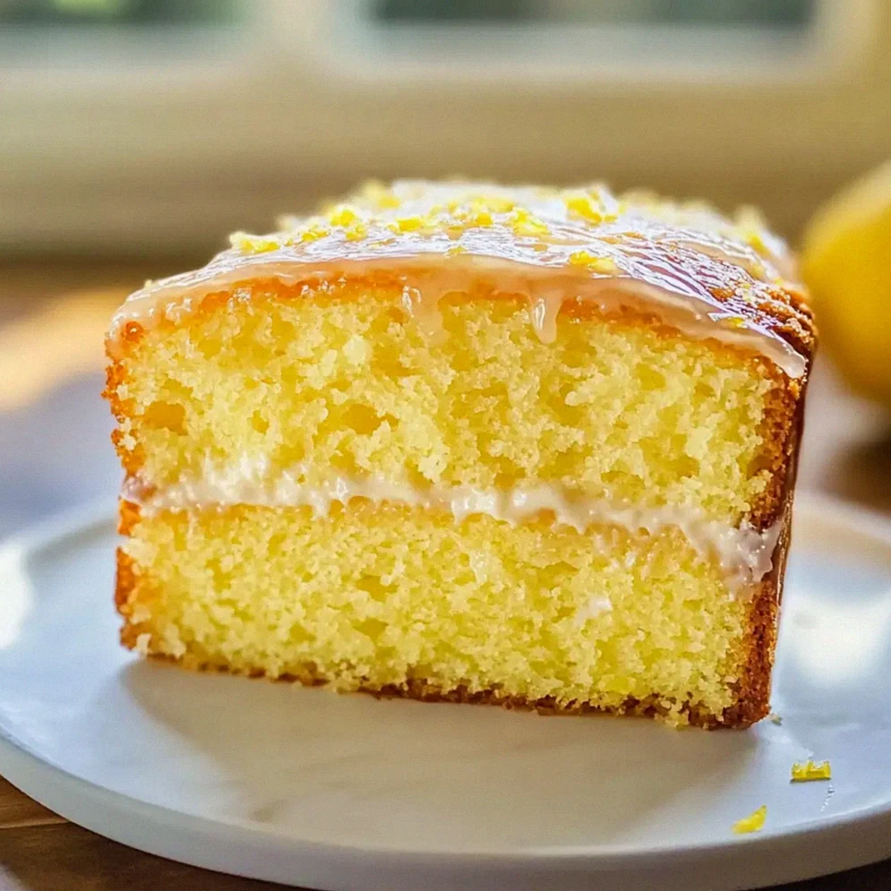 Sauerteig Zitronenkuchen für sonnige Tage