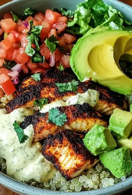 Schwarze Fischtaco-Schalen mit cremiger Sauce