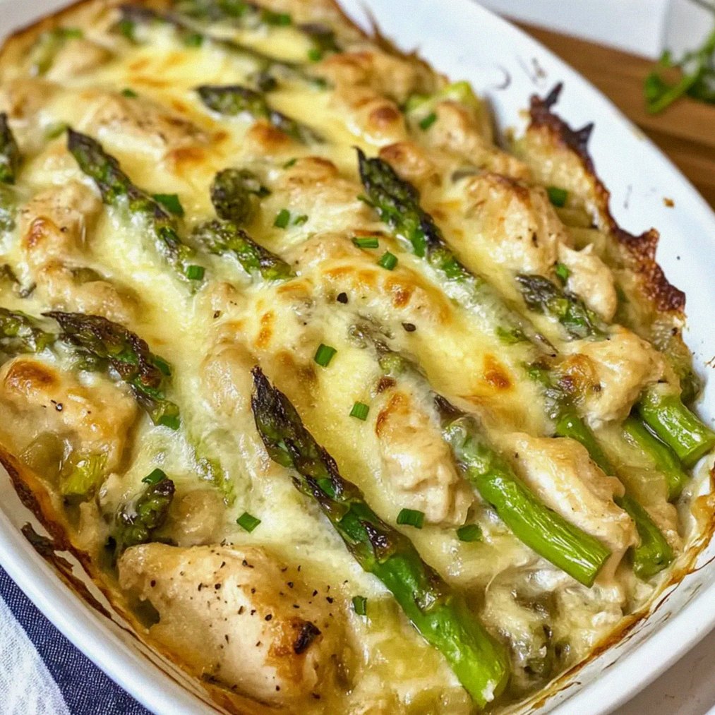 Spargel-Hühnchen-Auflauf für ein genussvolles Abendessen – Schritt 1