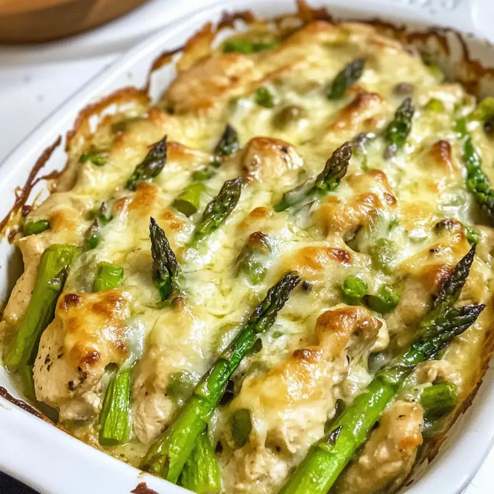 Spargel-Hühnchen-Auflauf für ein genussvolles Abendessen – Schritt 2