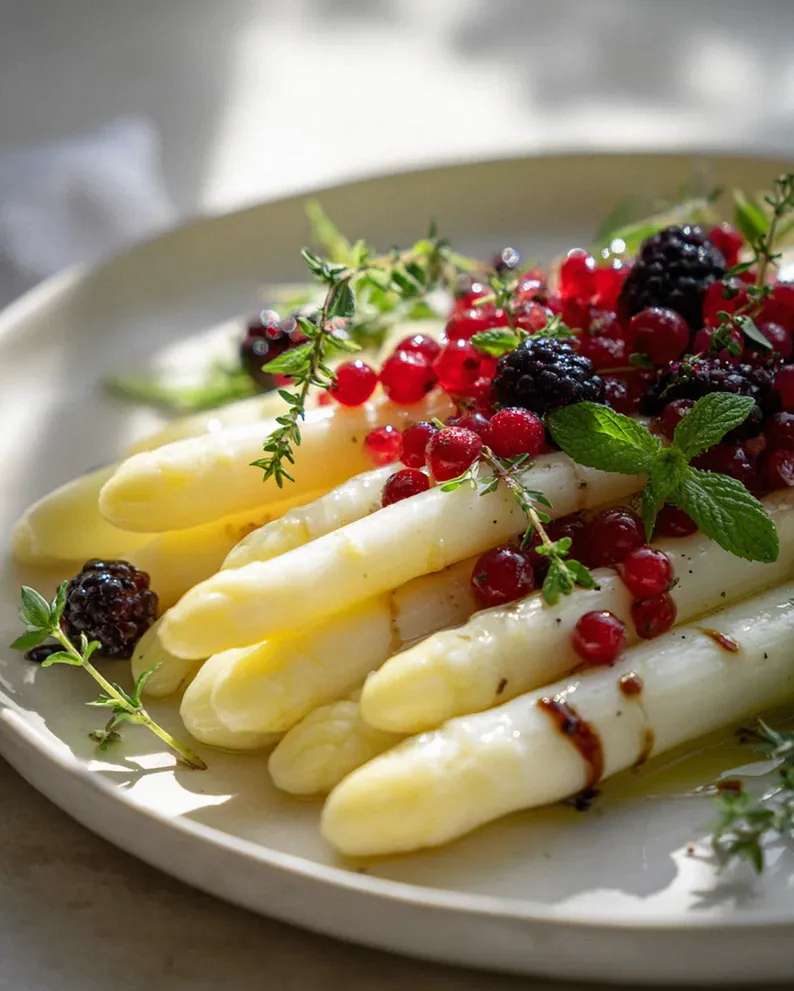 Spargelsalat mit Erdbeeren & Balsamico – Sommergenuss pur!