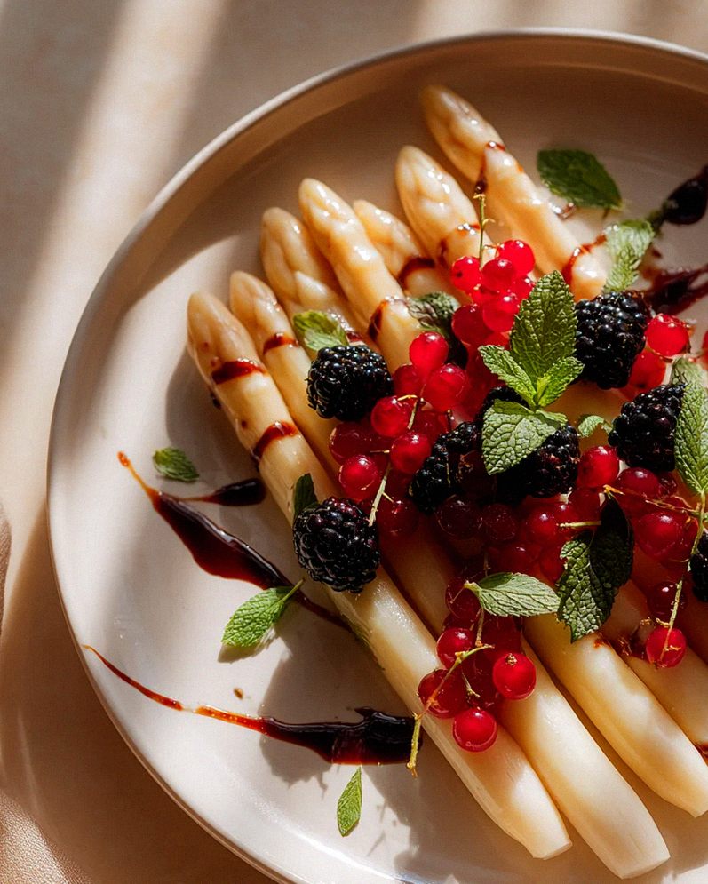 Spargelsalat mit Erdbeeren & Balsamico – Sommergenuss pur! – Schritt 2