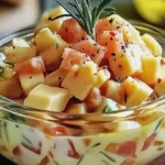 Thunfischsalat mit Ei Gurke für schnelle gesunde Snacks