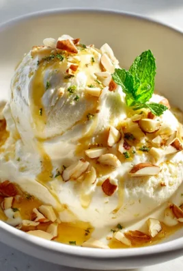 Traumhafter Vanille Frozen Joghurt mit Honig & Nüssen