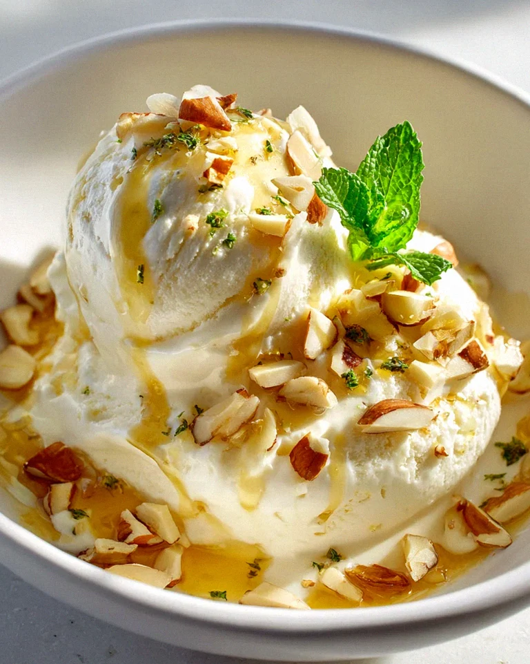Traumhafter Vanille Frozen Joghurt mit Honig & Nüssen – Schritt 1
