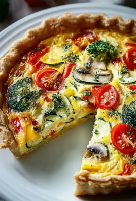 Vegetarische Bunte Gemüsequiche: Einfach, Gesund, Köstlich!