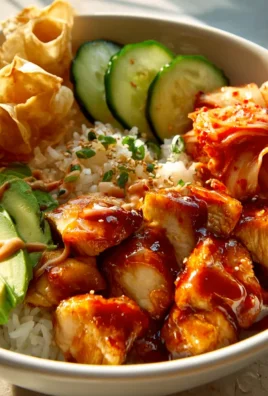 Würzige Honig-Hähnchen-Bowls mit köstlicher Yum Yum Soße